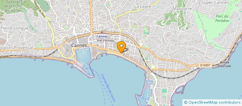 localisation de l'entreprise CROISETTE ONGLES FC à CANNES