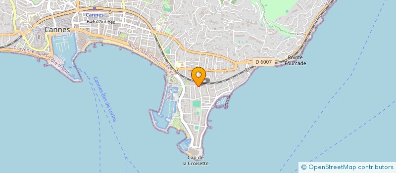 localisation de l'entreprise CROISETTE SERVICES à CANNES