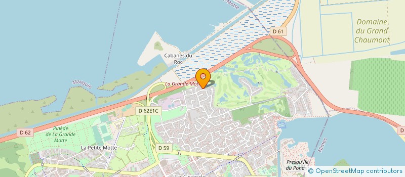 localisation de l'entreprise CROISIERE PRADALIER  LA GRANDE-MOTTE