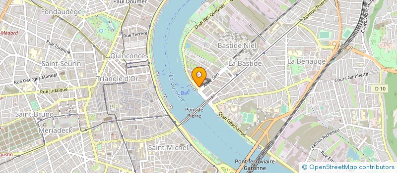 localisation de l'entreprise CROISIERES BURDIGALA à BORDEAUX
