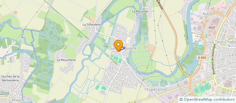 localisation de l'entreprise CROISIERES DU VAL DE SEVRE à NIORT