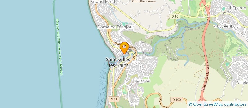 localisation de l'entreprise CROISIERES ET DECOUVERTES à SAINT-PAUL