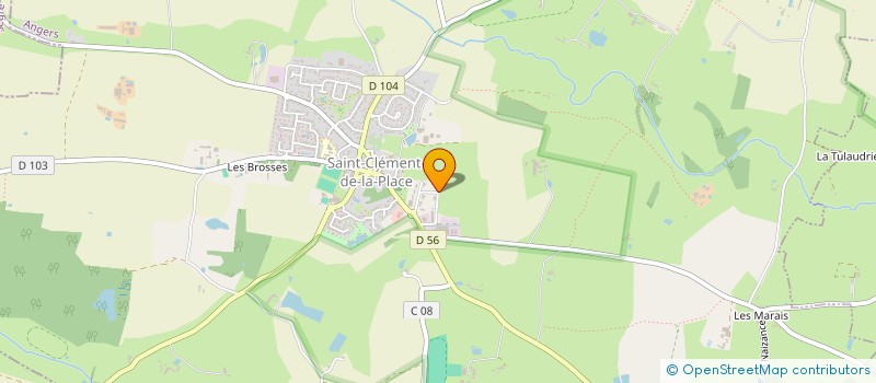 localisation de l'entreprise CROISILLON FAMILY à SAINT-CLEMENT-DE-LA-PLACE