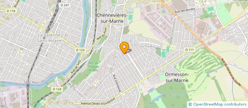 localisation de l'entreprise CROISSANCE CONSULTING à ORMESSON-SUR-MARNE