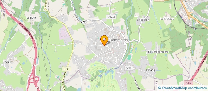 localisation de l'entreprise CROISSANCE DEVELOP PERFORM INDIVIDUELLES  DOMMARTIN