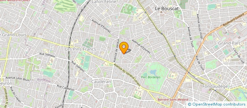 localisation de l'entreprise CROISSANCE ET CIE  BORDEAUX