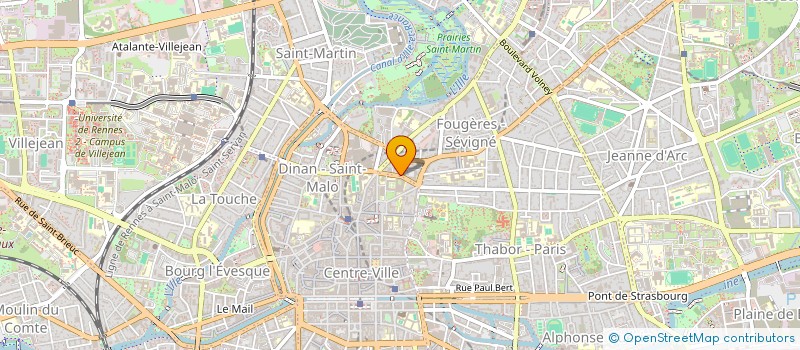 localisation de l'entreprise CROISSANCE ET TRANSMISSION à RENNES