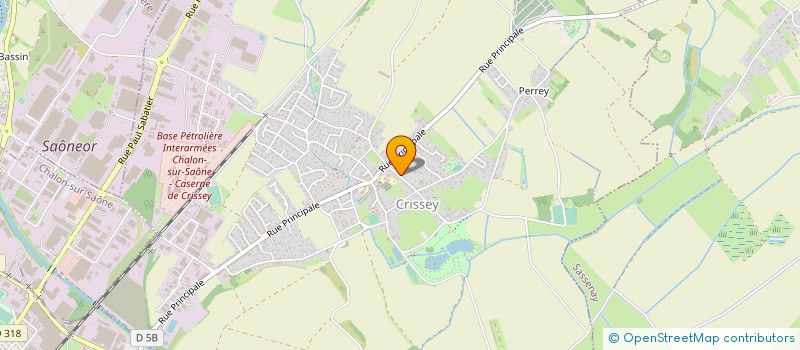 localisation de l'entreprise CROISSANCE ET VIE  CRISSEY