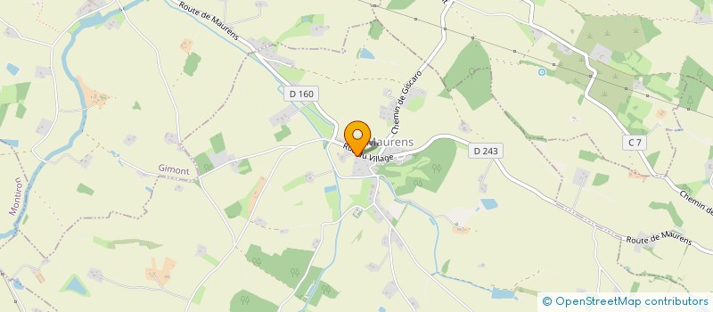 localisation de l'entreprise CROISSANCE FINANCIERE  MAURENS