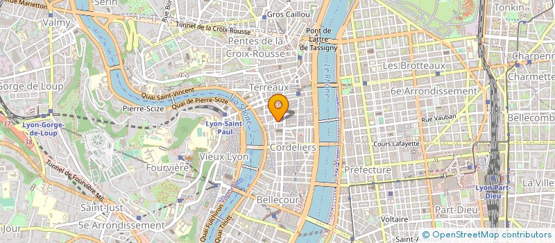 localisation de l'entreprise CROISSANCE PARTNERS FRANCE à LYON