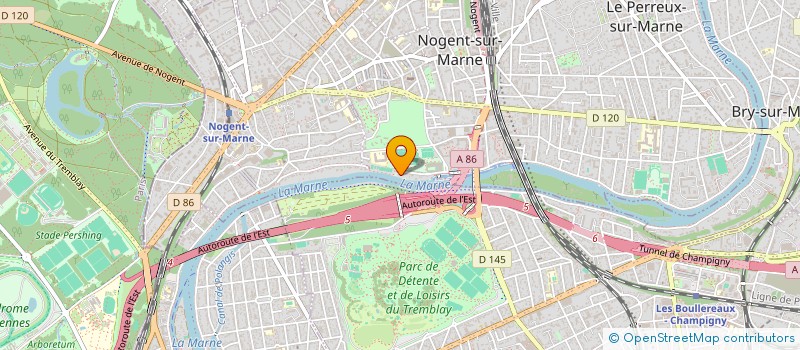 localisation de l'entreprise CROISSANCE RESPONSABLE  NOGENT-SUR-MARNE