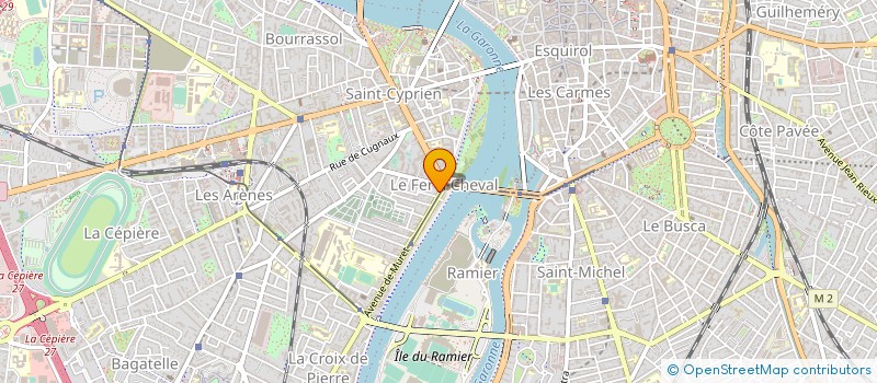 localisation de l'entreprise CROISSANT BRIOCHE à TOULOUSE