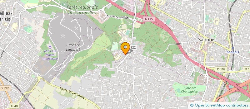 localisation de l'entreprise CROISSANT DE LUNE à SANNOIS