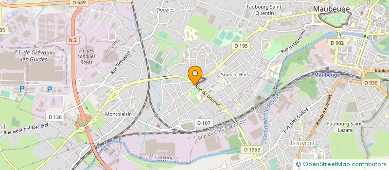 localisation de l'entreprise CROISSANT DE LUNE à MAUBEUGE