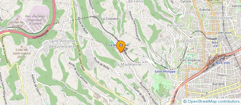 localisation de l'entreprise CROISSANT DE VIE à NICE
