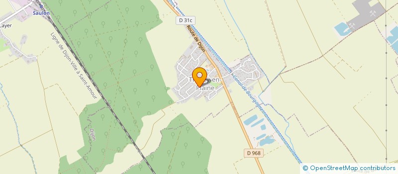 localisation de l'entreprise CROISSANT DORE  THOREY-EN-PLAINE