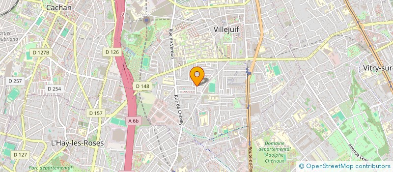localisation de l'entreprise CROISSANT DU SUD à VILLEJUIF