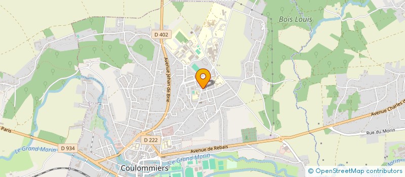 localisation de l'entreprise CROISSANT QUICK à COULOMMIERS