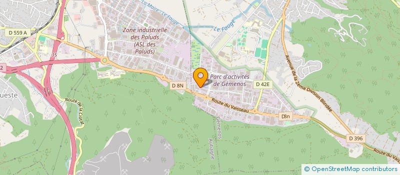 localisation de l'entreprise CROISSANT STUDIO  GEMENOS