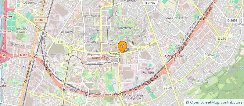 localisation de l'entreprise CROISSANT'TRAM à GRENOBLE