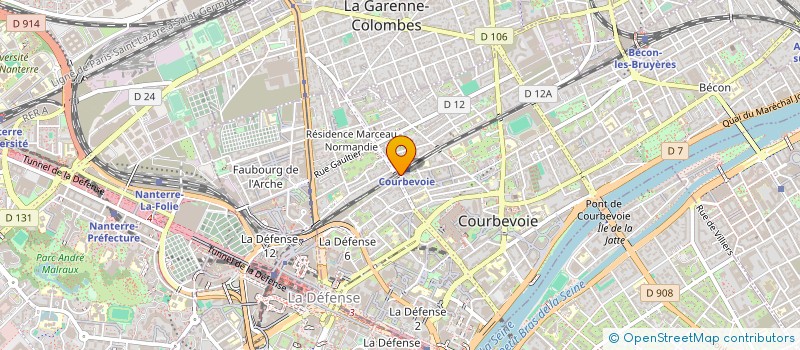 localisation de l'entreprise CROISSANTIME à COURBEVOIE