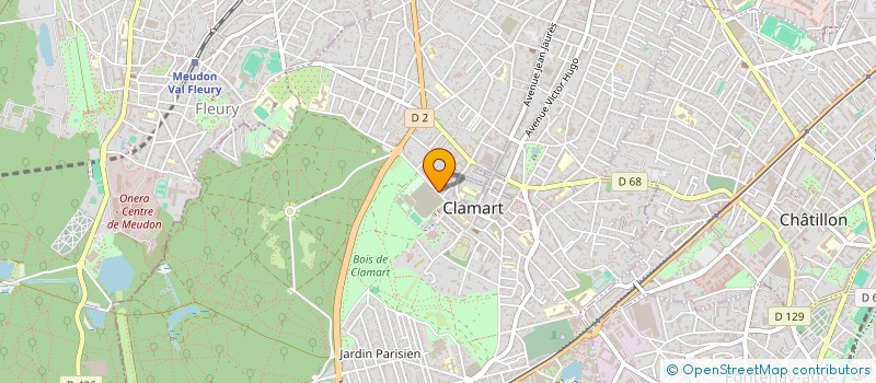 localisation de l'entreprise CROISSENS COACHING à CLAMART