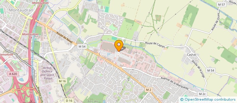 localisation de l'entreprise CROISSOR à ST ORENS DE GAMEVILLE