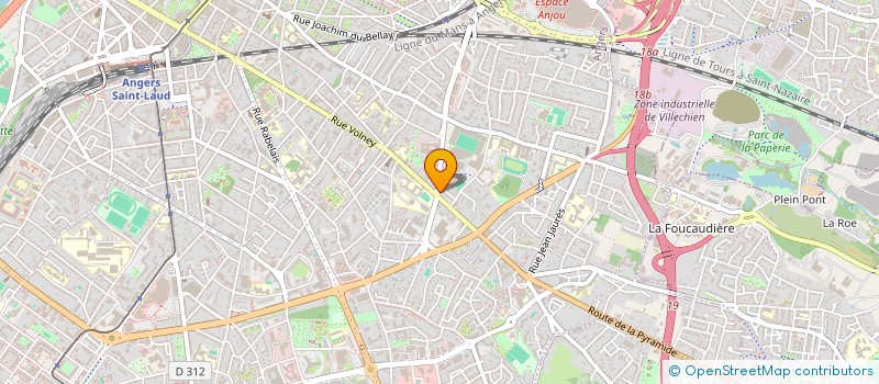 localisation de l'entreprise CROISSY SUR SEINE 38 RUE DES PONTS à ANGERS