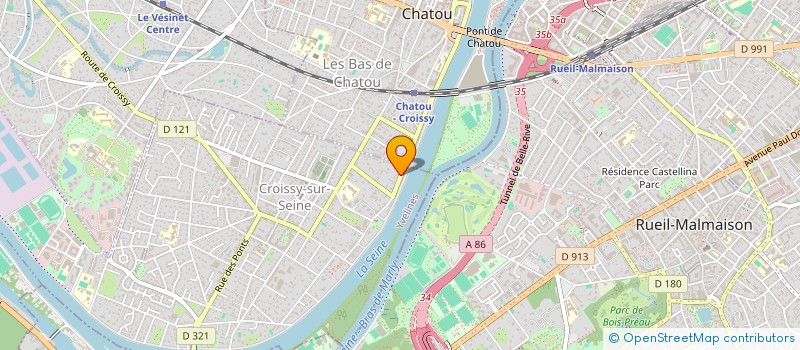 localisation de l'entreprise CROISSYSHARE  CROISSY-SUR-SEINE