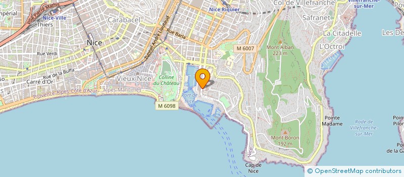 localisation de l'entreprise CROISY à NICE