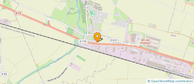 localisation de l'entreprise CROISY  ROTS