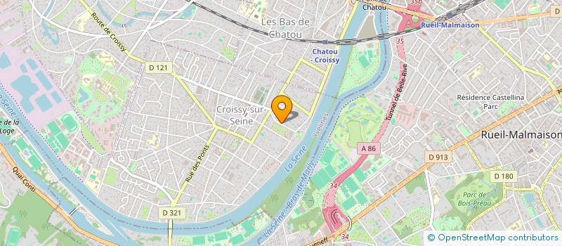 localisation de l'entreprise CROITECH  CROISSY-SUR-SEINE