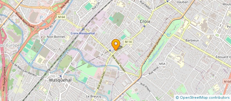 localisation de l'entreprise CROIX AUDITION à CROIX