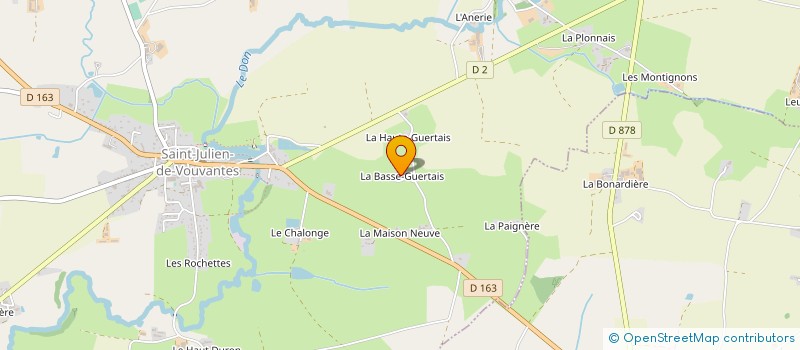 localisation de l'entreprise CROIX AUX VENTS à PETIT-AUVERNE