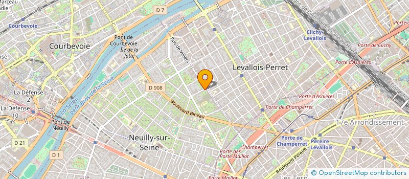 localisation de l'entreprise CROIX BLANCHE INVESTISSEMENT à NEUILLY SUR SEINE