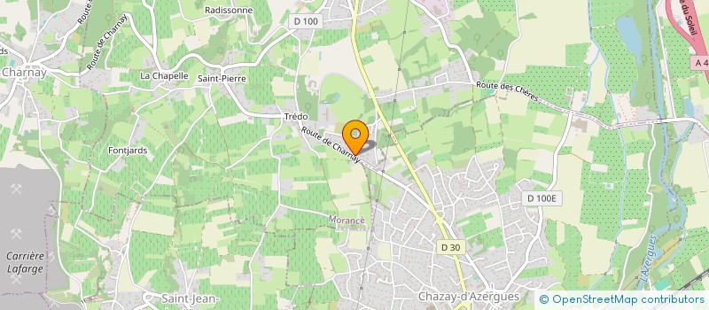 localisation de l'entreprise CROIX BLEUE IMMOBILIER  MORANCE