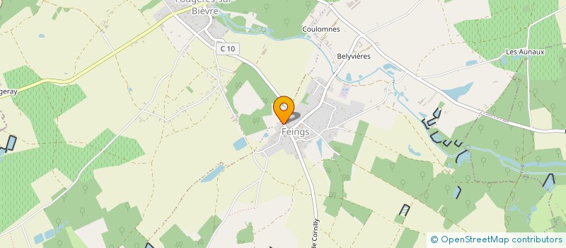 localisation de l'entreprise CROIX BOISSEE  LE CONTROIS-EN-SOLOGNE