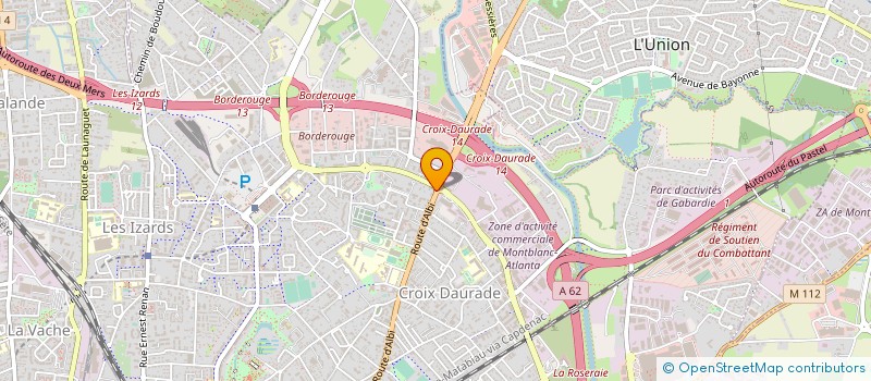 localisation de l'entreprise CROIX D'O à TOULOUSE