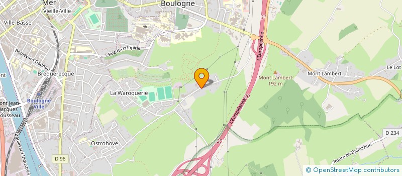 localisation de l'entreprise CROIX DE LA ROSE à SAINT-MARTIN-BOULOGNE