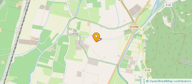 localisation de l'entreprise CROIX DE LANSAC  TARASCON