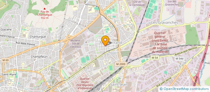 localisation de l'entreprise CROIX DE NEYRAT ECHECS  CLERMONT-FERRAND