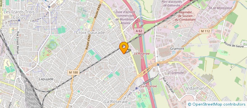 localisation de l'entreprise CROIX DO'MICILE  TOULOUSE