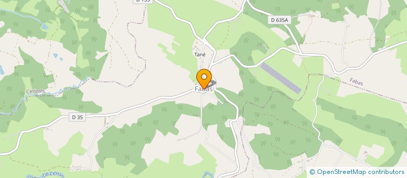 localisation de l'entreprise CROIX DU SUD à FABAS