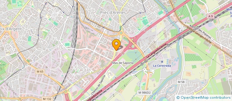 localisation de l'entreprise CROIX DU SUD à MONTPELLIER
