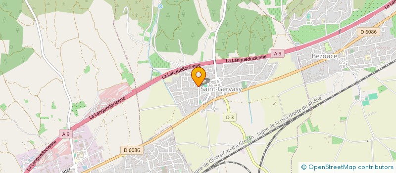 localisation de l'entreprise CROIX DU SUD  SAINT-GERVASY