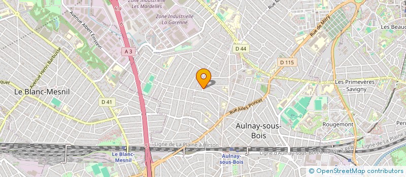 localisation de l'entreprise CROIX DU SUD IMPRESSION à AULNAY-SOUS-BOIS