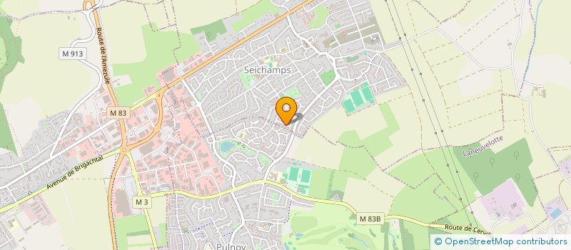 localisation de l'entreprise CROIX DU TONNERRE  NANCY