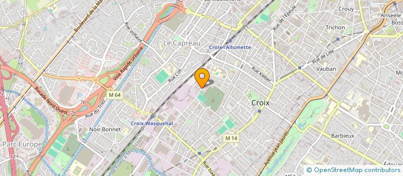 localisation de l'entreprise CROIX EN COMMUN  CROIX