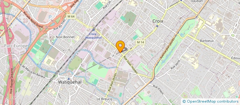 localisation de l'entreprise CROIX ENFANCE ET FAMILLE à CROIX