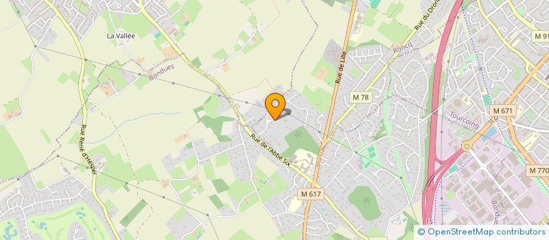 localisation de l'entreprise CROIX FLANDRES à RONCQ